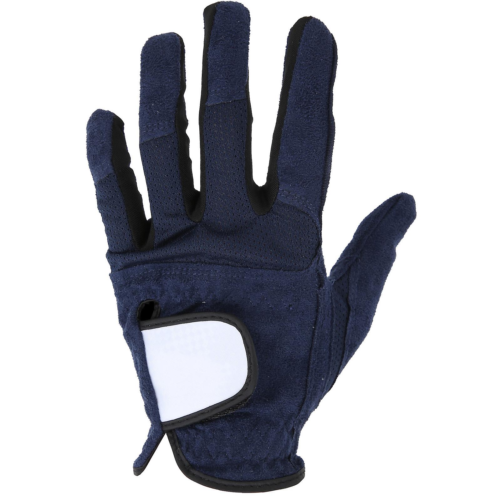 Golf Gloves, men, microfiber, sweat absorbent, breathable, royal blue