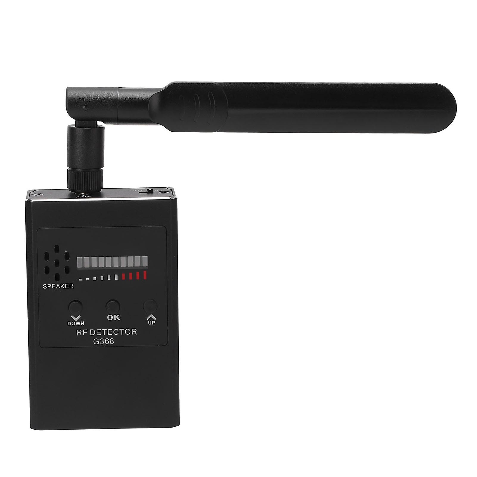 RF Detector Wireless Bug Signal Scanner GPS Detector Listening Device Camera Finder G368 Silver 