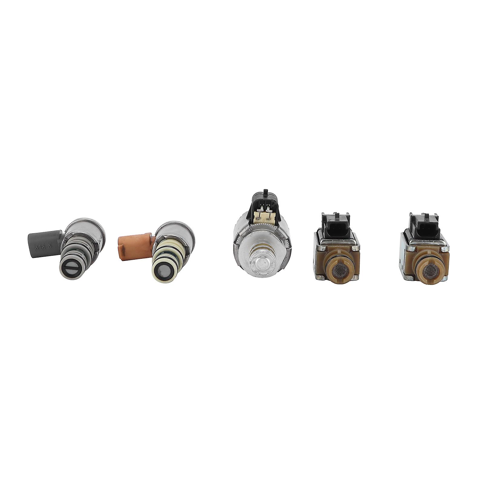 5pcs Transmission Solenoids 4L60E 4L65E Replacement for Chevrolet Astro/Avalanche/Blazer/Express 