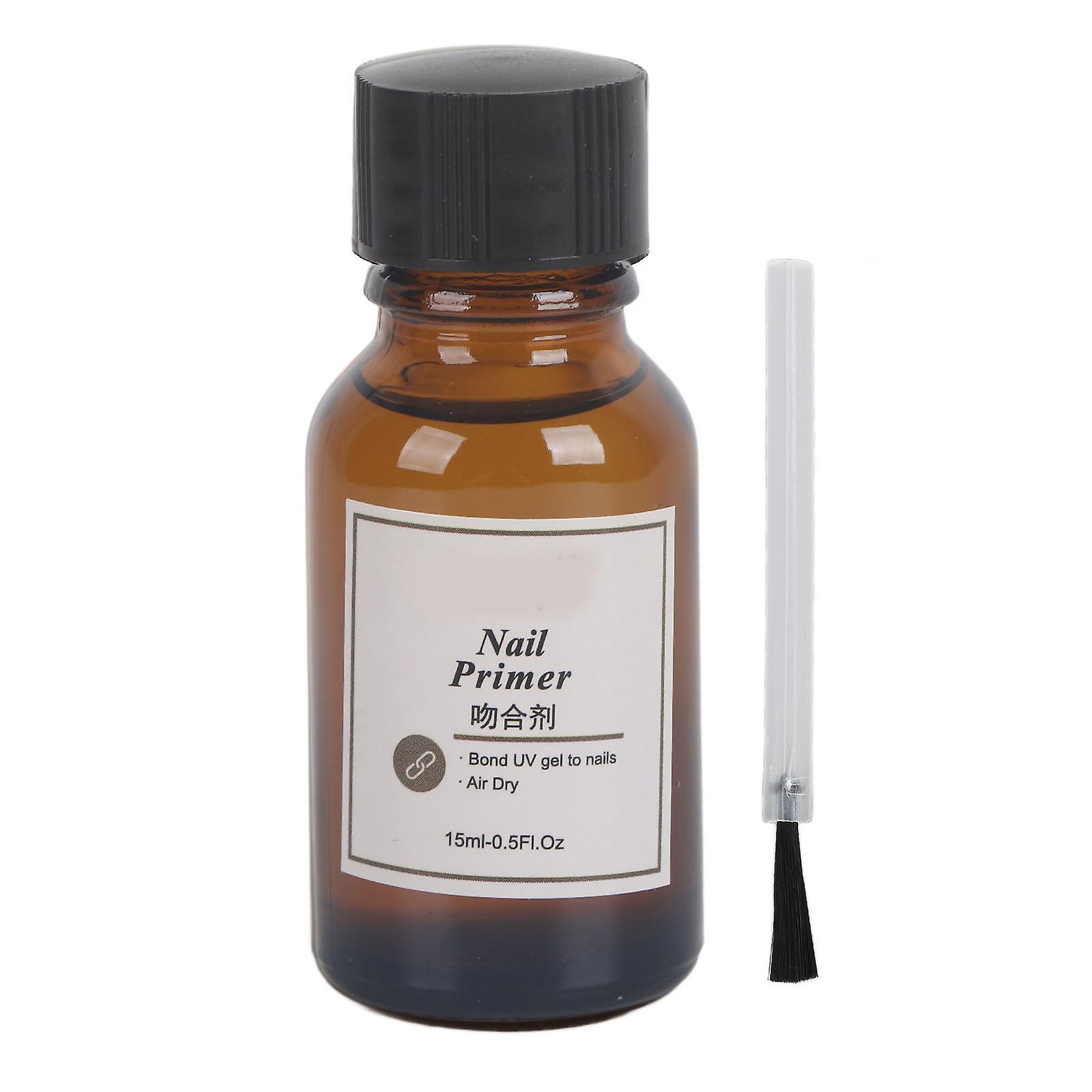 Fast Drying, Brightening, Firming, Pre-Dehydrating Nail Primer for Acrylic Gel Nails, 15ml