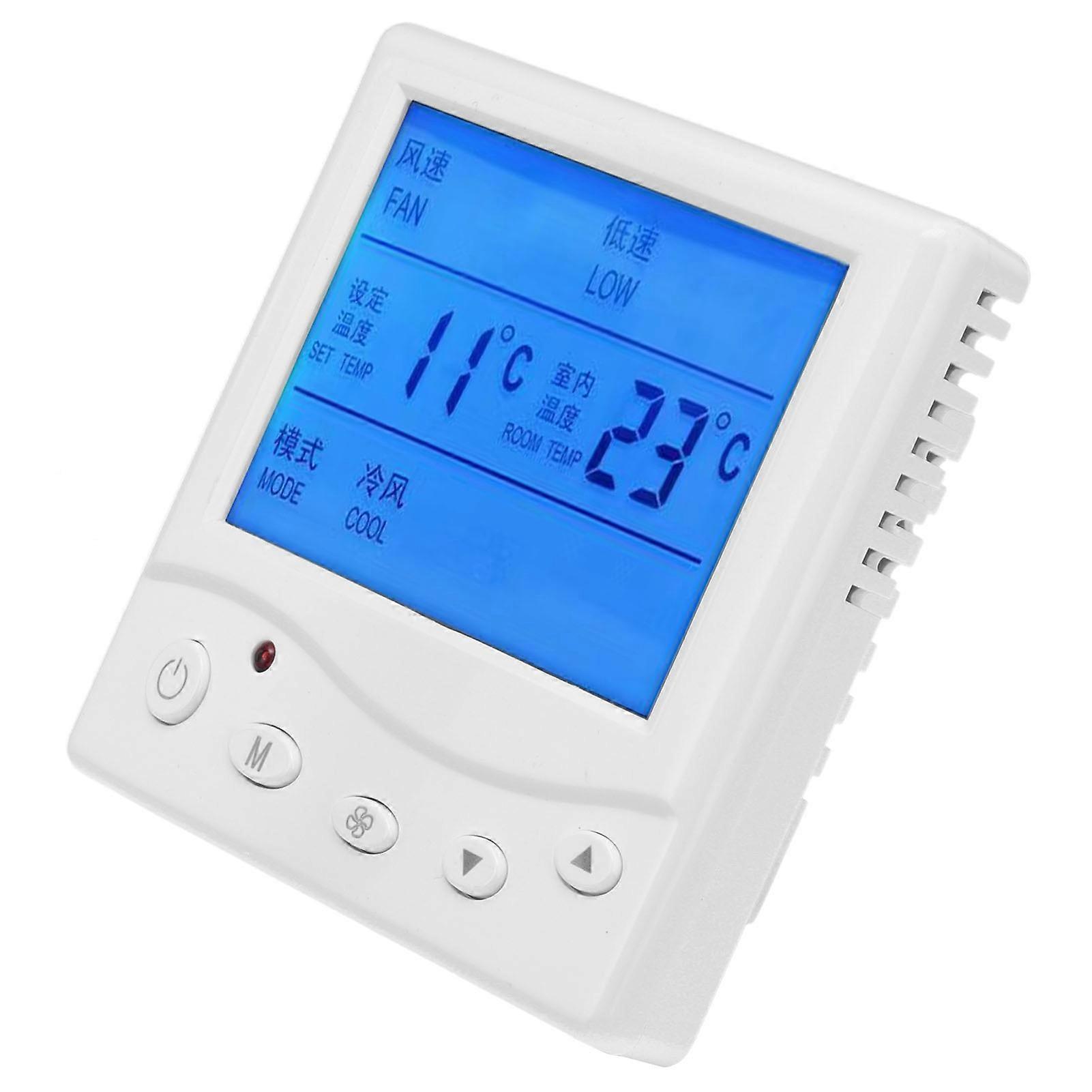 Intelligent Thermostat with LCD Screen Digital Air Conditioner Temperature Controller AC220V