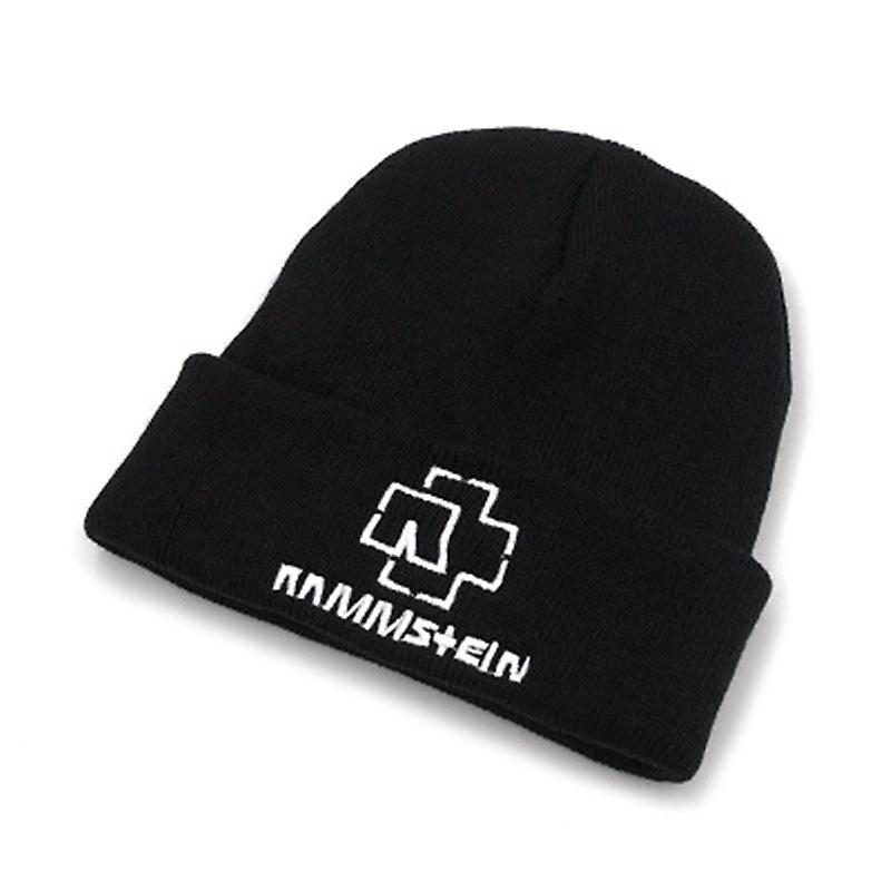 1PC Rammstein Knitted Beanie Hat High Quality For Men Women Winter Warm