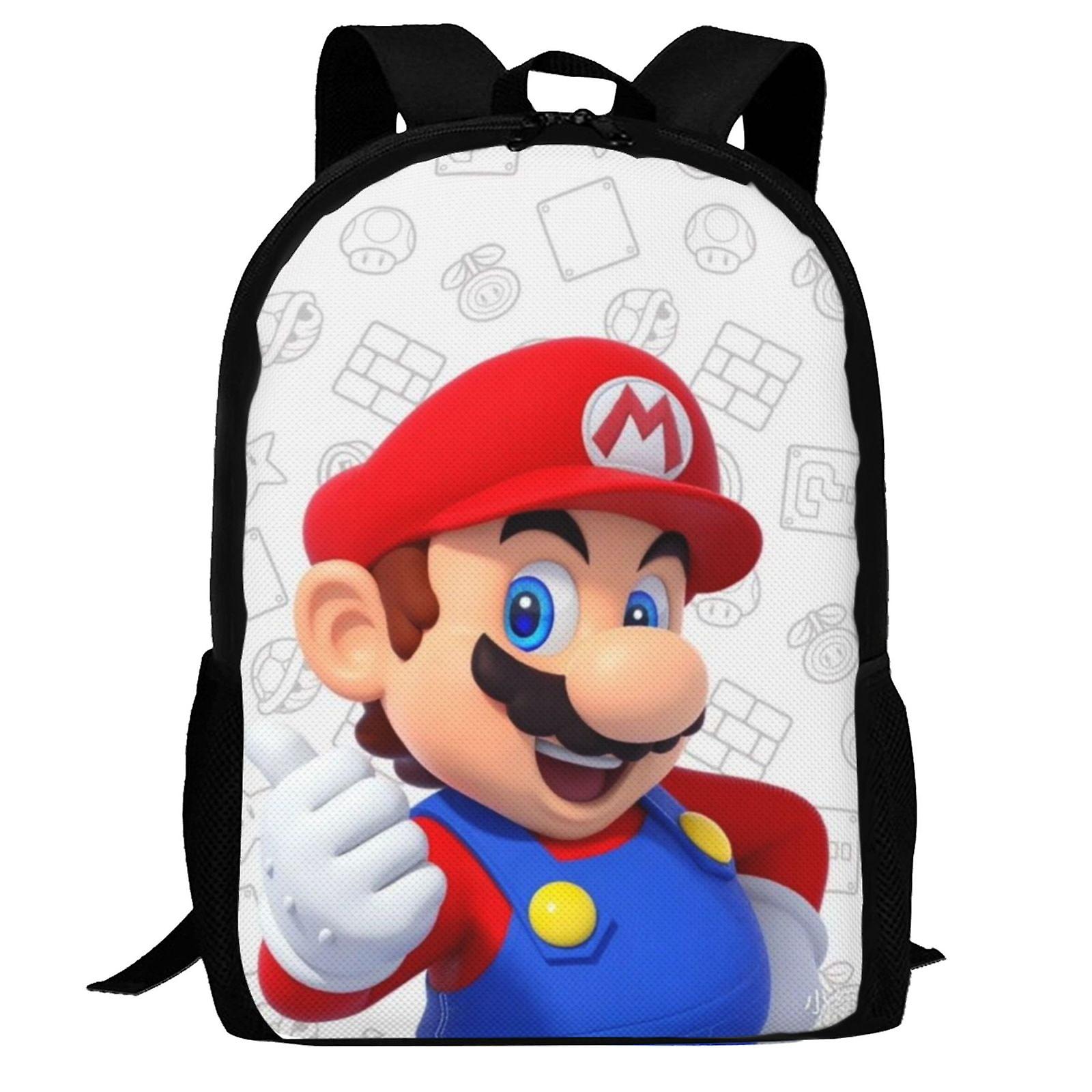 Super Mario Backpack,Laptop Backpack Lightweight Casual DaypackMulti-Function Travel Backpack