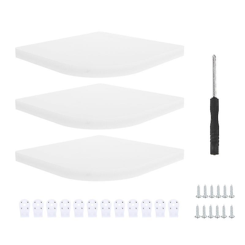 3pcs Floating Corner Shelves