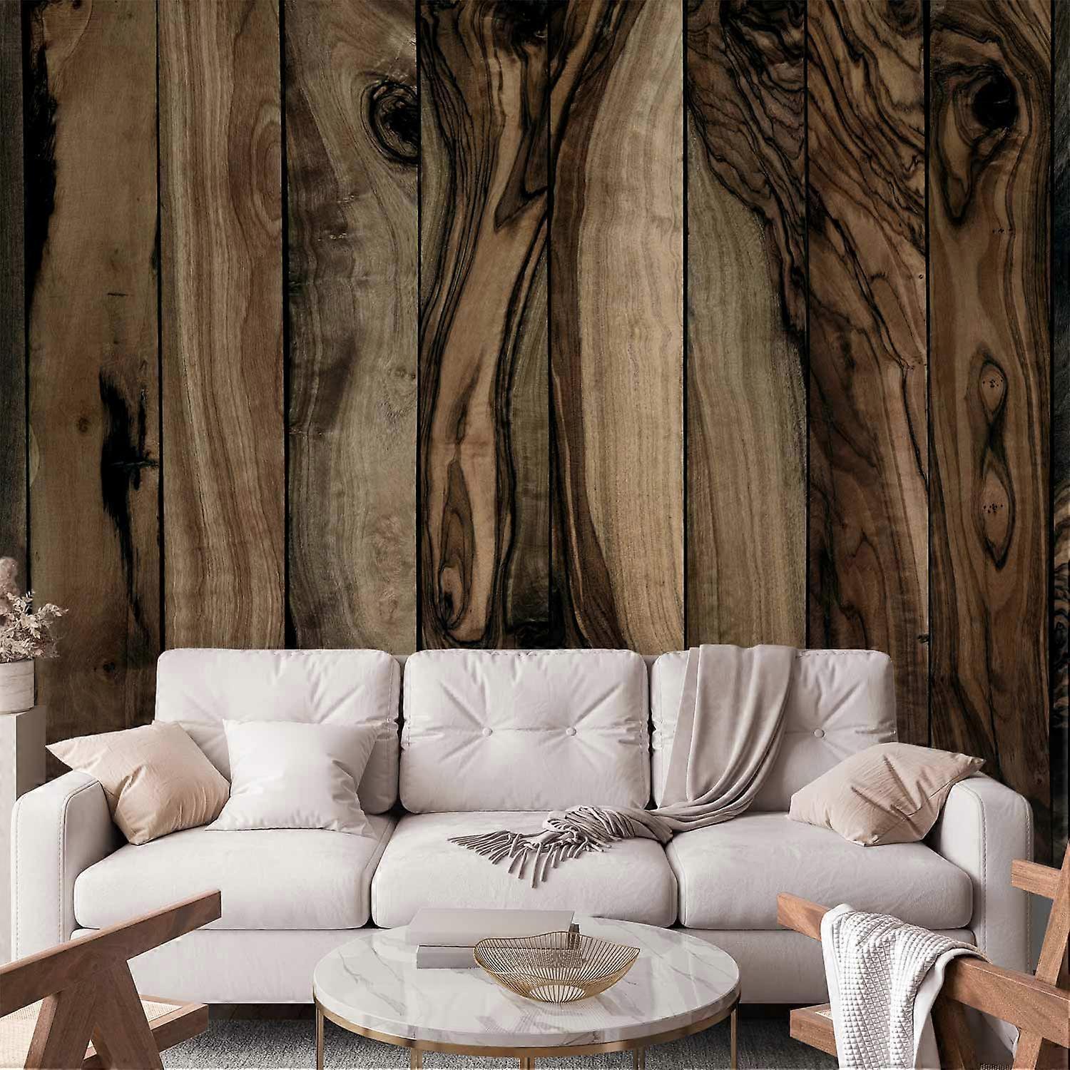 Fotobehang - Olijfhout