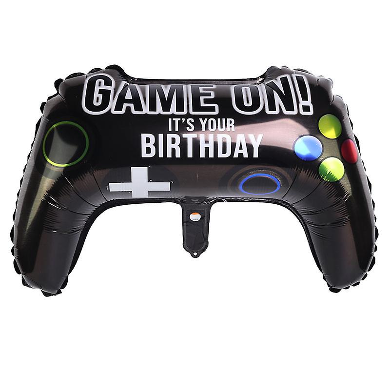 1pcs New Game On Game Machine Handle Aluminum Balloon Game Competition Party Decoration Layout