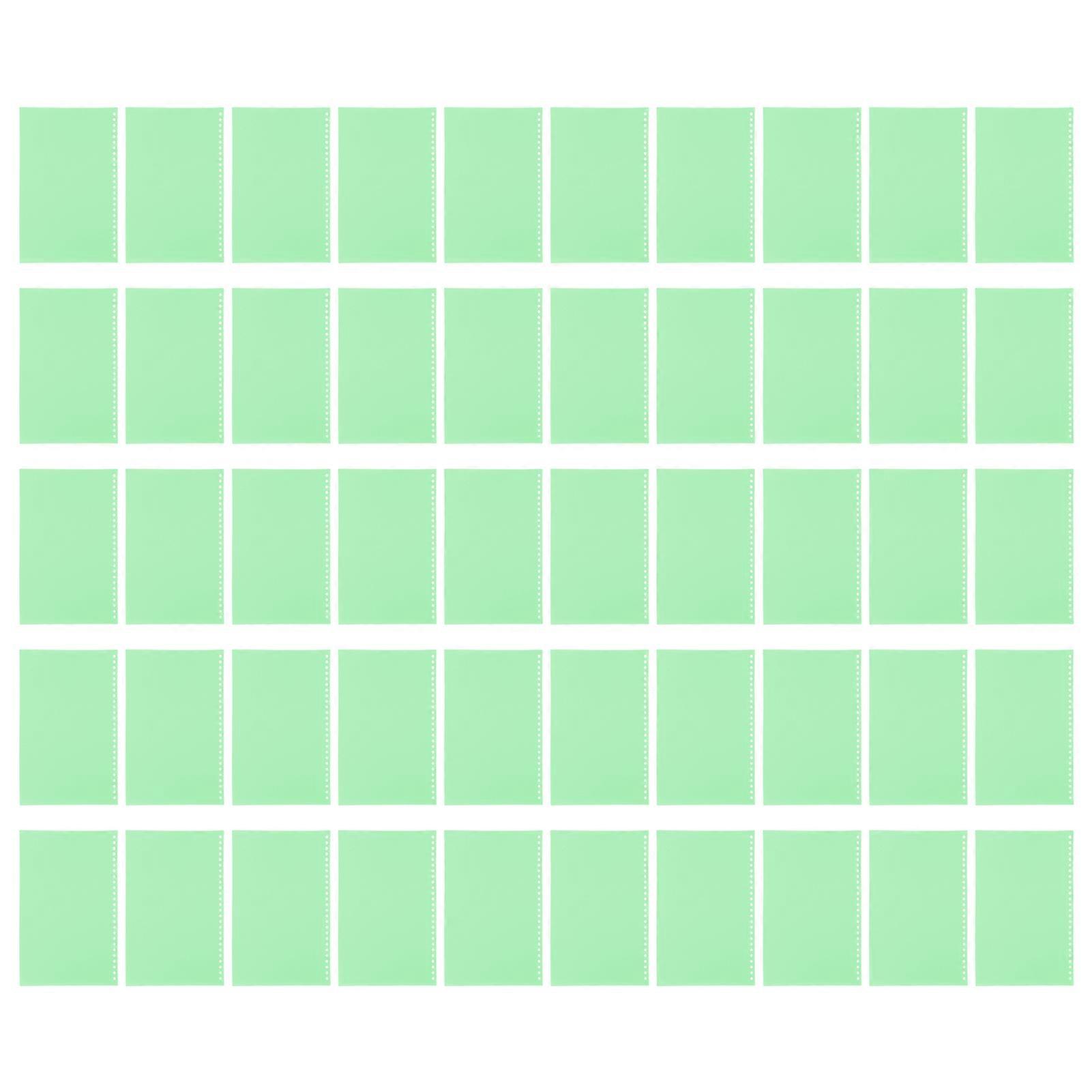 B5 26 Paper Cover Frosted Translucent Waterproof Rollable PP Page Binding Cover for Reports Presentations 50pcs Green