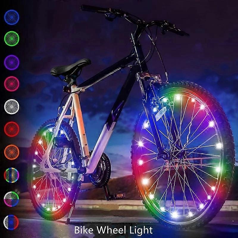 2m long LED bicycle wheel light! Enjoy 100% brightness and visibility from all angles for ultimate safety and style.