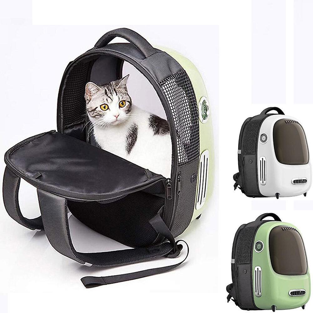 Frisk luft Cat Go-out väska Rymdhytt Transparent andningsbar ryggsäck