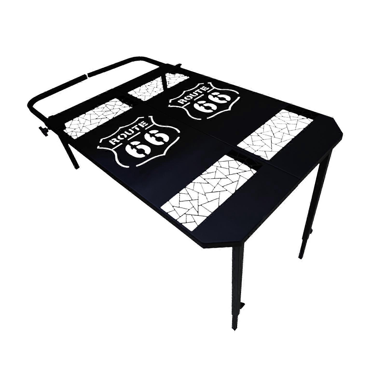 Generic Tire Mounted Table High Performance Tires Table for Beach Picnic Grid