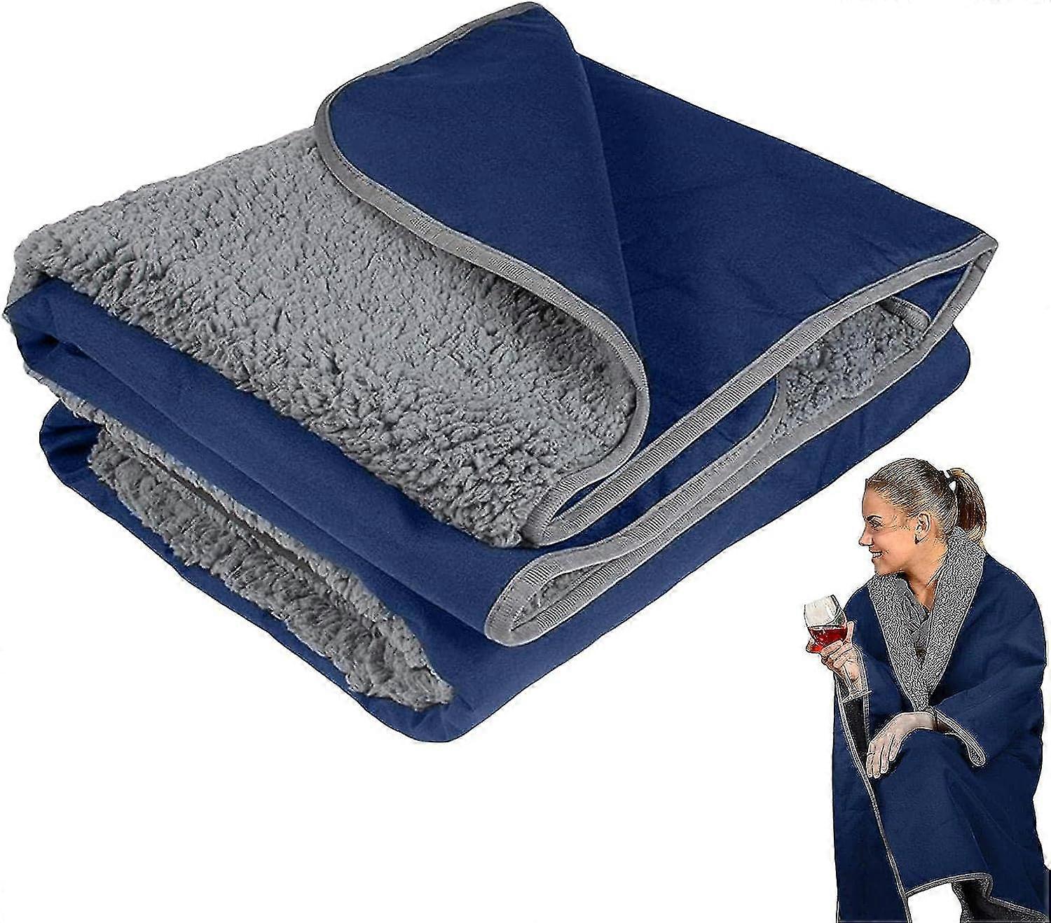 Waterproof Stadium Blanket, Windproof Blanket For Camping, Beach Blanket, Fleece Throw, Beach Mat, Stadium Blanket, Travel Blanket, Picnic Blanket For