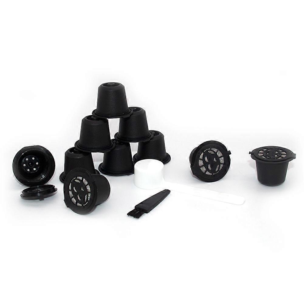 10PCS for Refillable Reusable Coffee Capsule Coffee Filter Cup Machine Capsule Plastic Filter,C