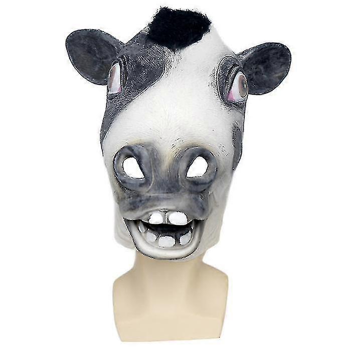 カウレックスハロウィンデラックスマスクヘッドマスクラテックスアニマルマスクノベルティコスチュームA