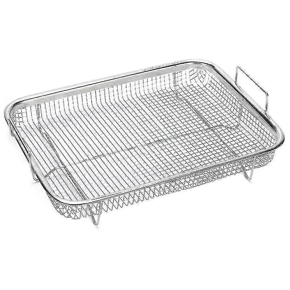 KINCJON 1pcs סלסילת טיגון לתנור, סלסלת גריל נירוסטה, סלסלת רשת נון-סטיק, מגש טיגון חוט Ra