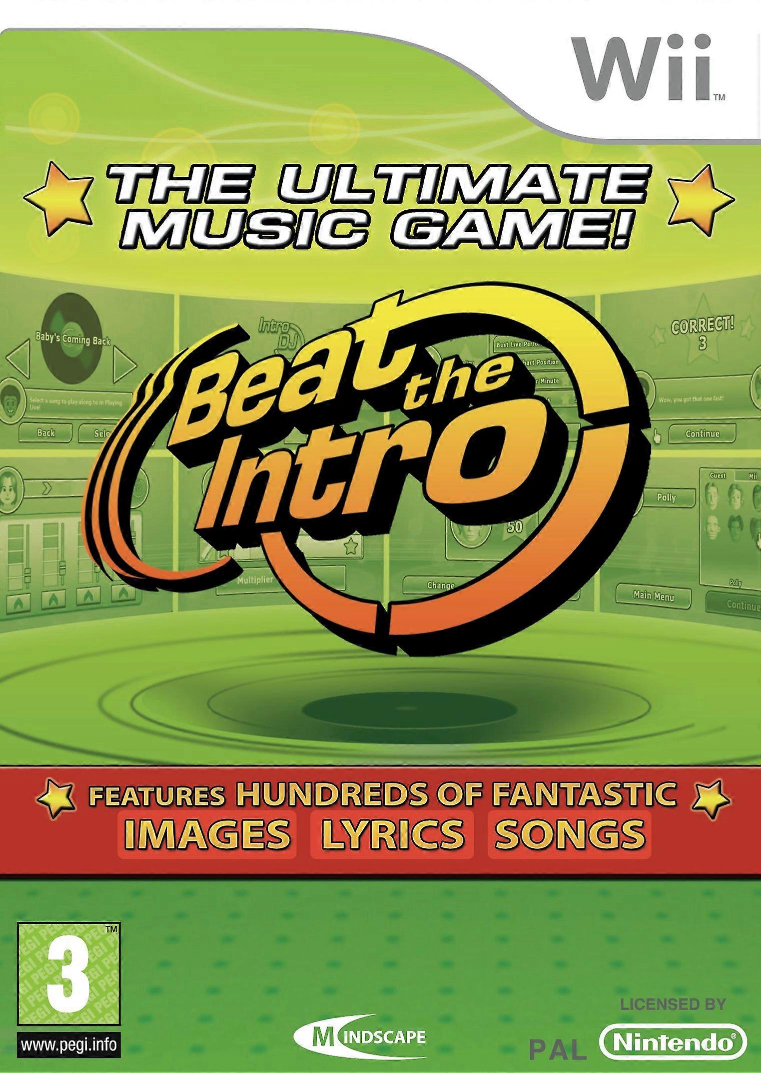 Beat The Intro (Wii) - PAL - New & Sealed