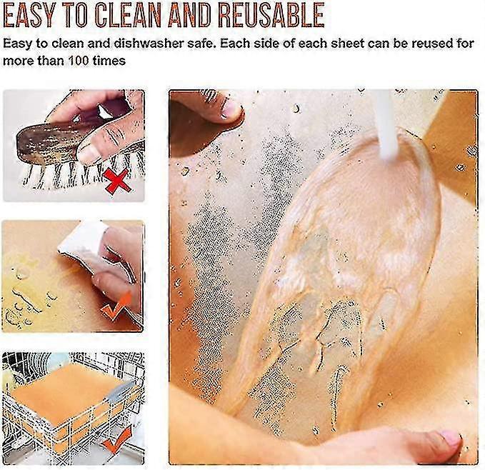 Image showcasing Grill Mat Set Of 7-100% Non-stick Bbq Grill Mats&baking Mats, Pfoa Free ...