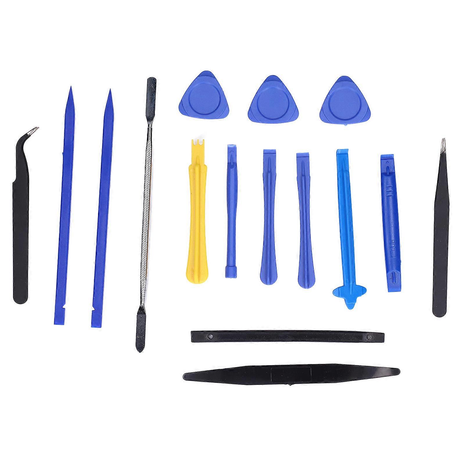 Electronics Repair Tool PVC Plastic Opening Prying Bar Triangular Sheet Spudger Tweezers Kit YEMAA