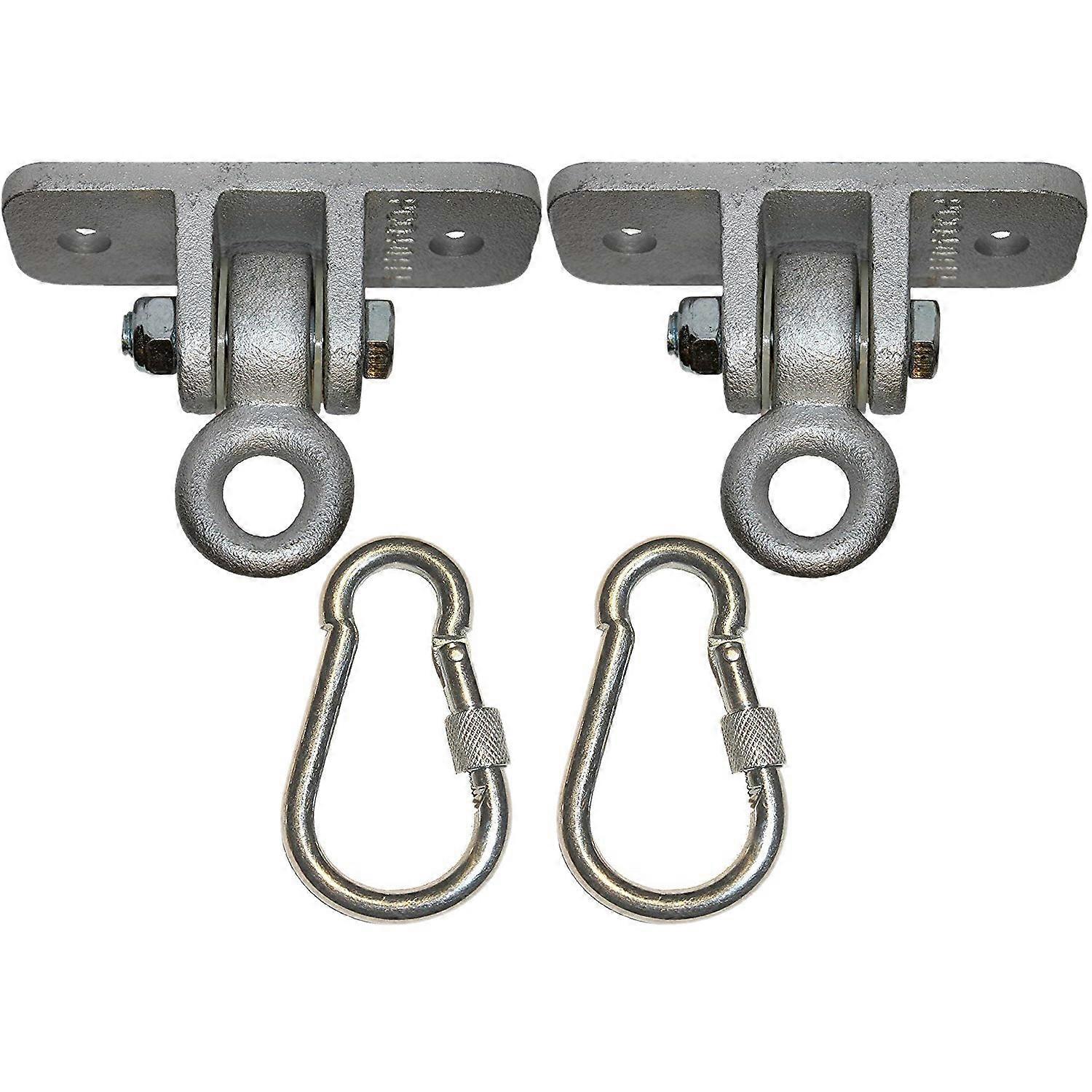 Locking Snap Hooks | Heavy Duty Swing Hook Hangers Seat Trapeze Sets | Static Tension 5000 Lb Capac