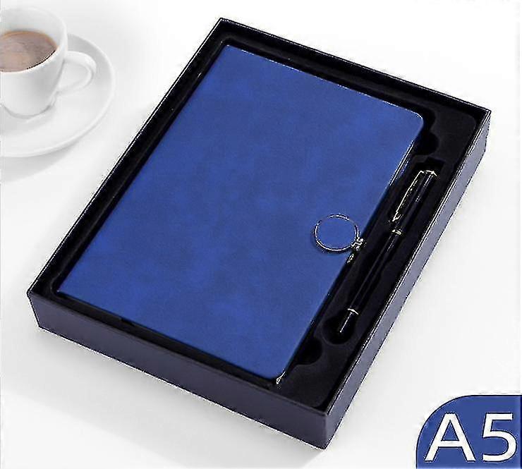 notebook a5 leather notebook journal,business notebook/tepad,260 thick pages,gift box