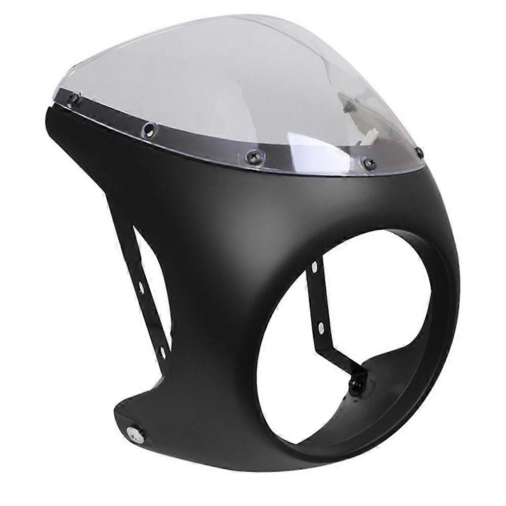 Windshield Wind Screen Front Headlight Fairing for Motorcycle Cafe Racer 7'' Universal High Quality