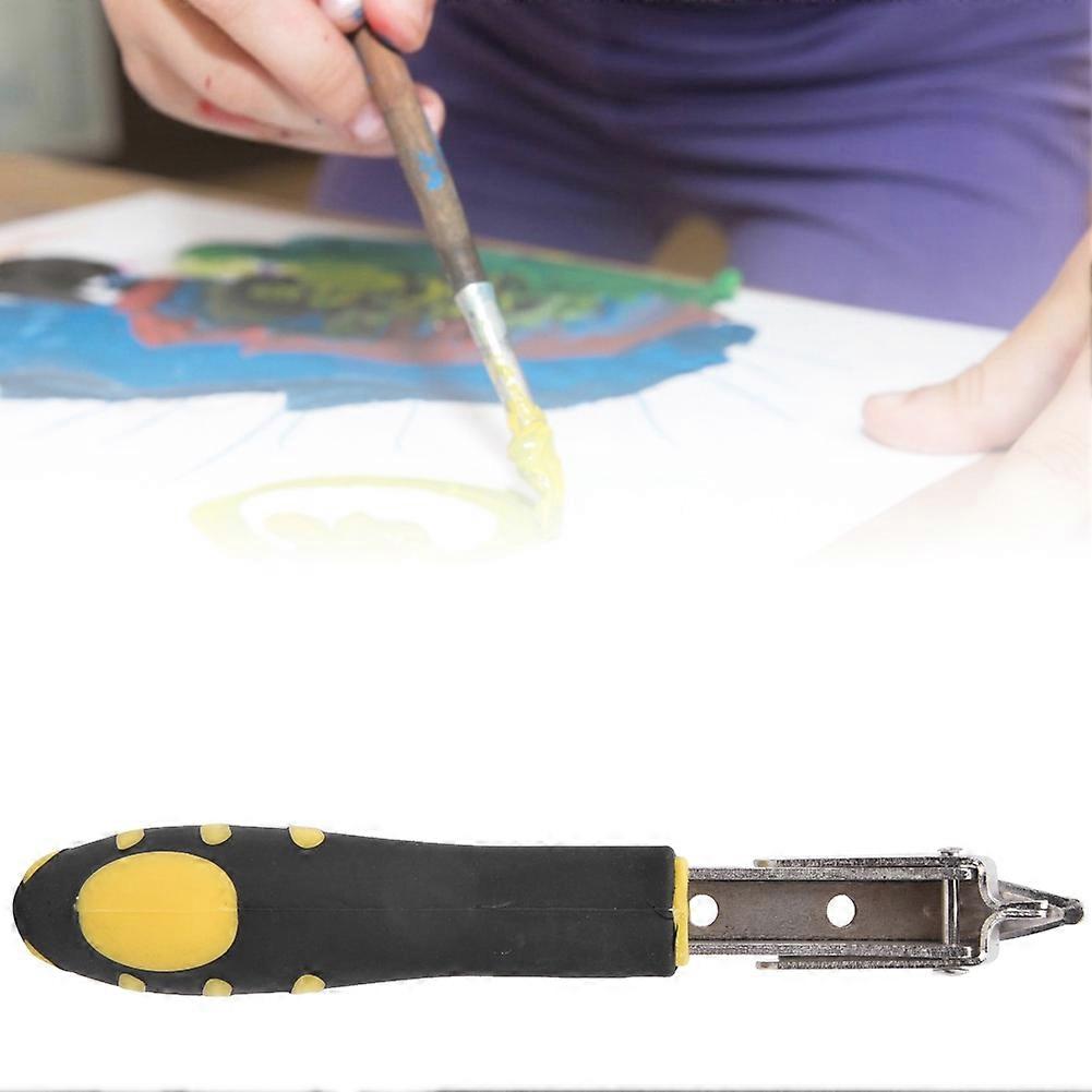 Drawing Board Staple Remover Push Type Nail Puller with Rubber Handle
