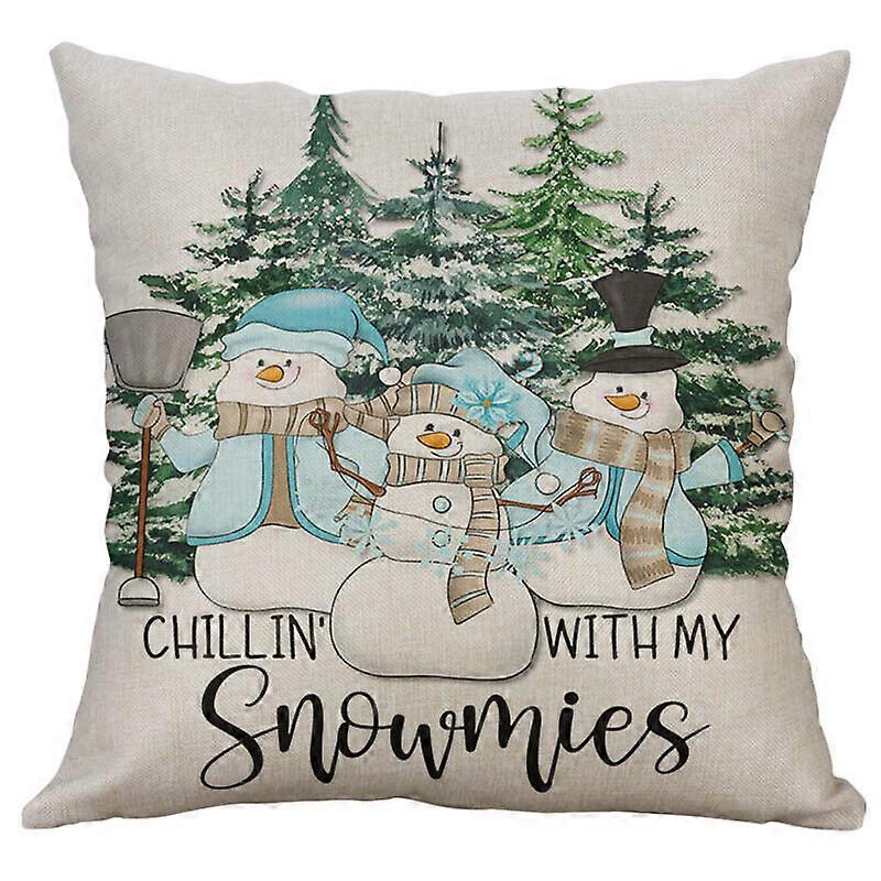 ノームクリスマストラックHoHoHo SANTAトナカイクッションカバーデザイン421jpjcjhとスロー枕カバー