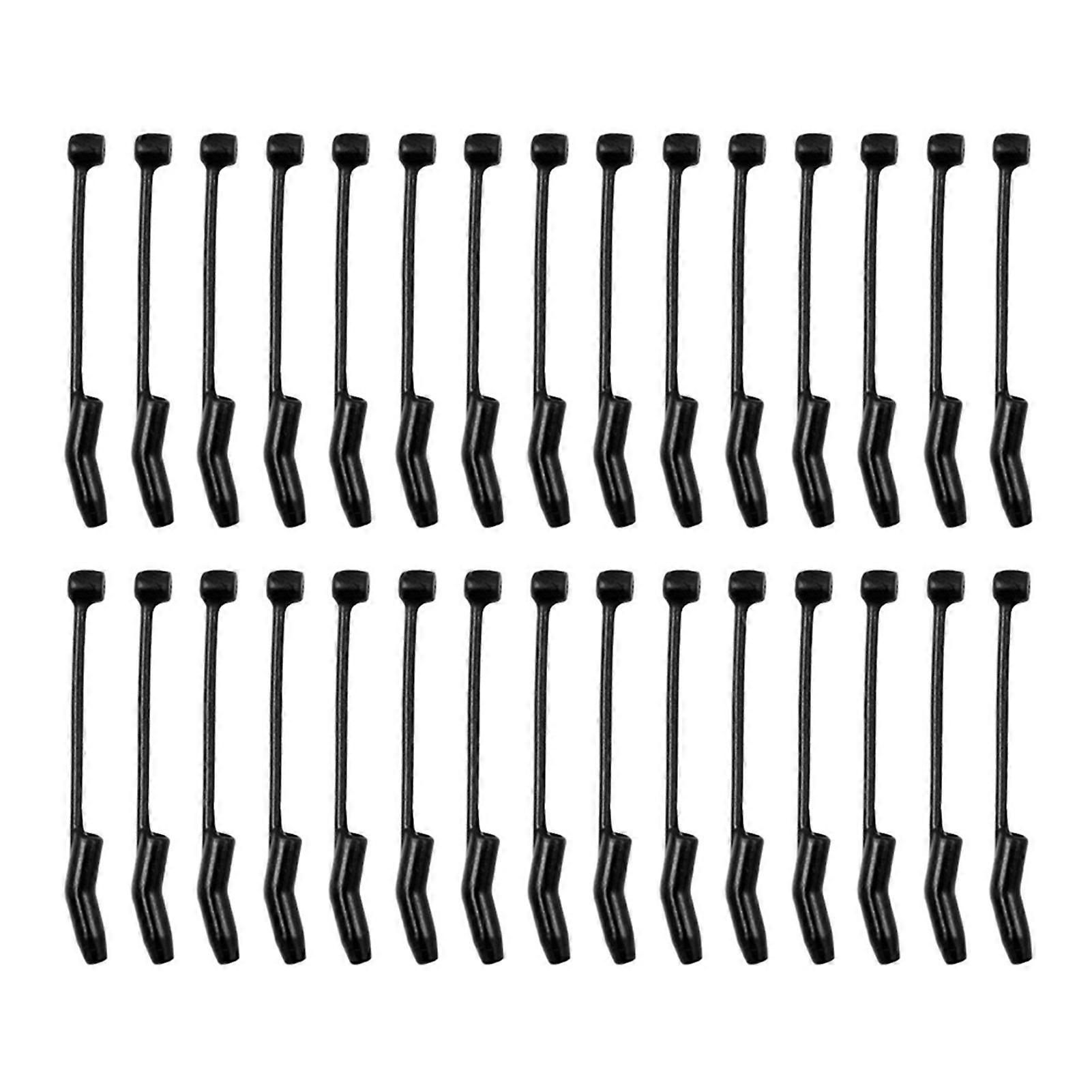 30pcs Fishing Hook Sleeves D Rig Aligner Terminal Tackle Connect Carp Fishing Accessories