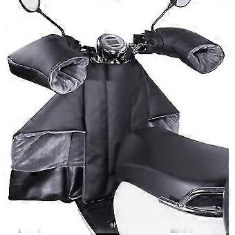 Scooter Leg Cover Avental com luvas de guidão, protetor de tampa de perna scooter protetor de perna impermeável perna térmica kit inverno estálhado quente