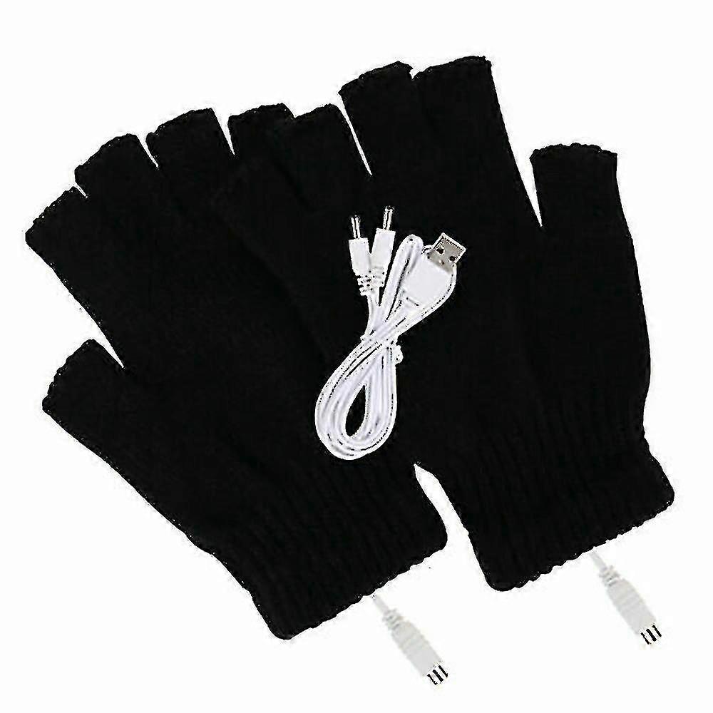 Usb Thermal Heated Glove Full/half Finger Rechargeable