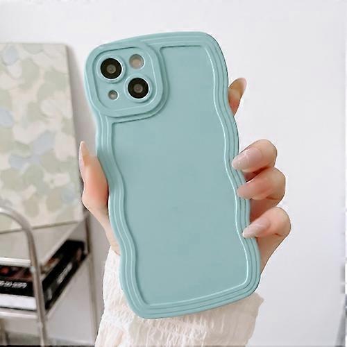 For iPhone 15 Wave Edge Silicone Phone Case