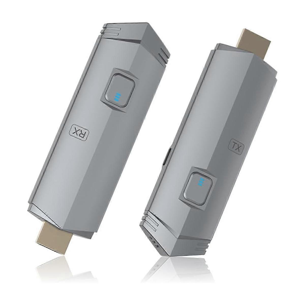 Wireless -Compatible Transmitter and Receiver 1080P/5Ghz/30M Transfer Dongle Adapter for PC/Camera/