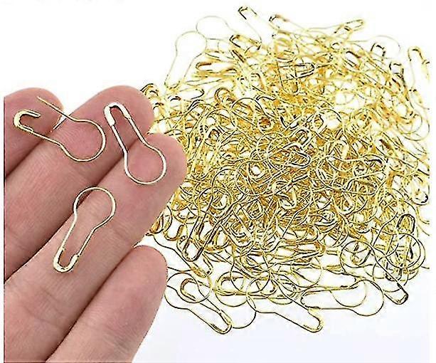 1000pcs Broches de sécurité d’ampoule, Gourde en métal, Petites broches, Épingle de sécurité