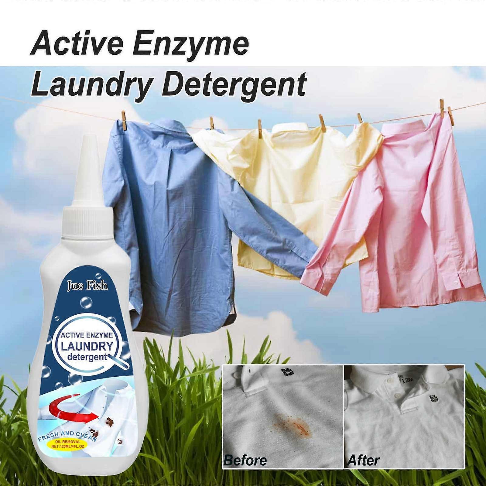 Active Enzyme Laundry Detergent Laundry Stain Remover Laundry Detergent 120ml Flye1802
