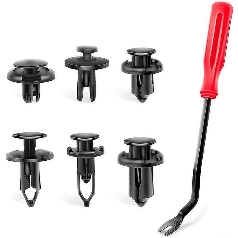 120PCS Car Plastic Rivets Retainer 6.3mm 8mm 9mm 10mm Expansion Screws Replacement Kit Bumper Push