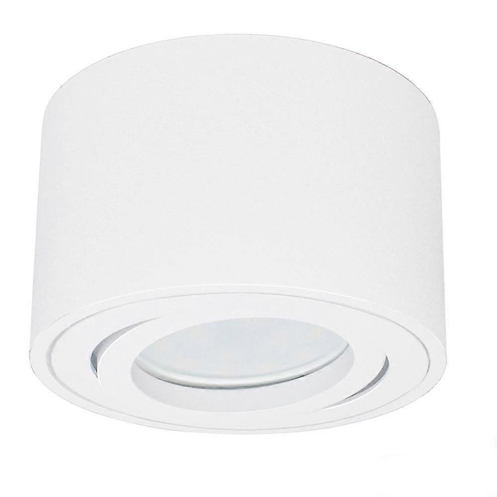 Adjustable Surface Mounted Led Spotlight 80x50mm Ceiling Light Round White Surface Mounted