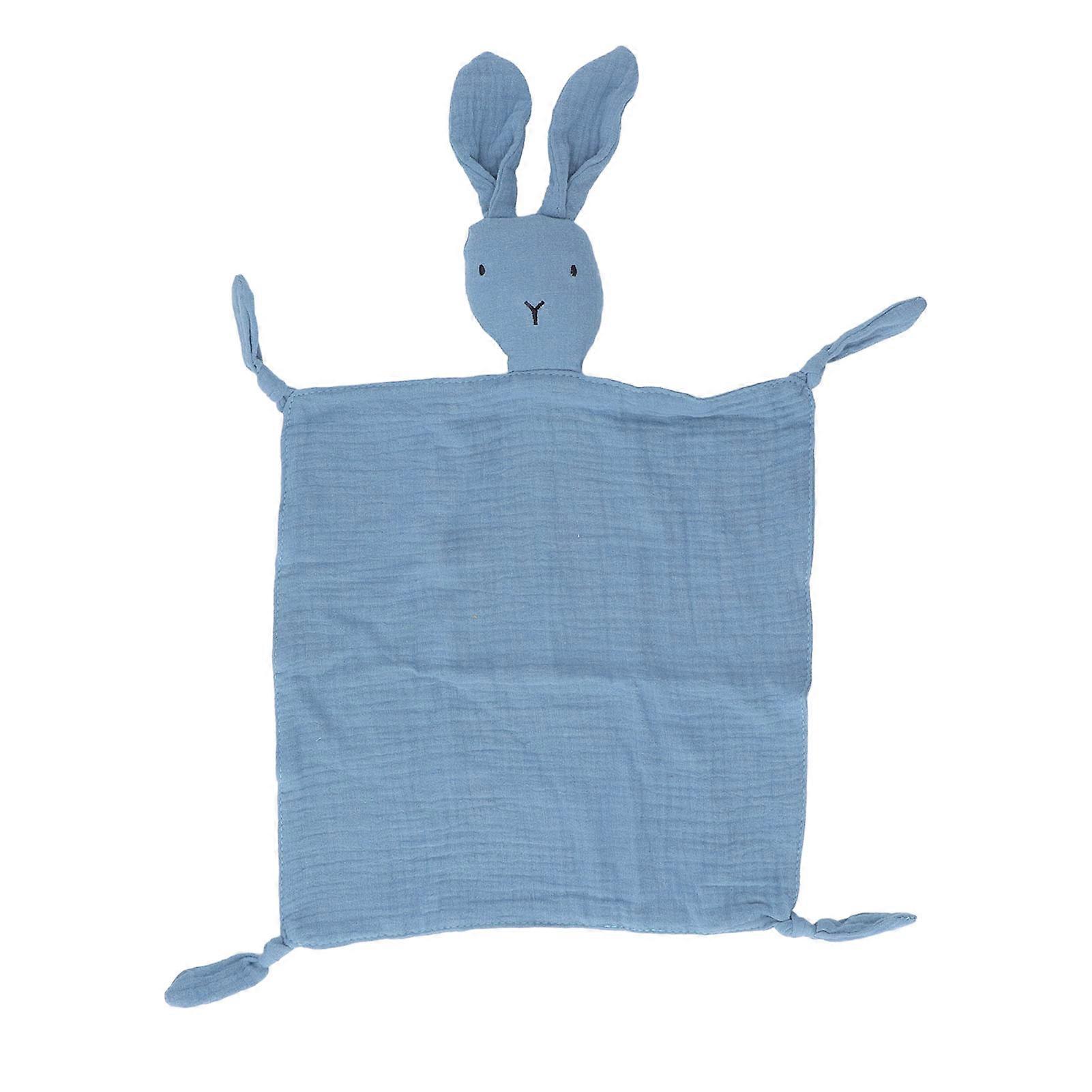 Rabbit Security Blanket Soft Skin Friendly Multipurpose Cotton Baby Security Blanket for Daily Life