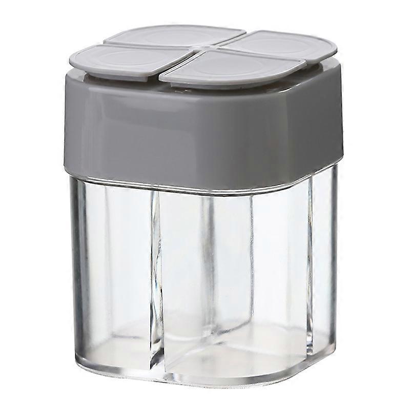 Spice Dispenser Large Capacity Multi-function 4 in 1 Clear Visible Seasoning Bottle for Kitchen