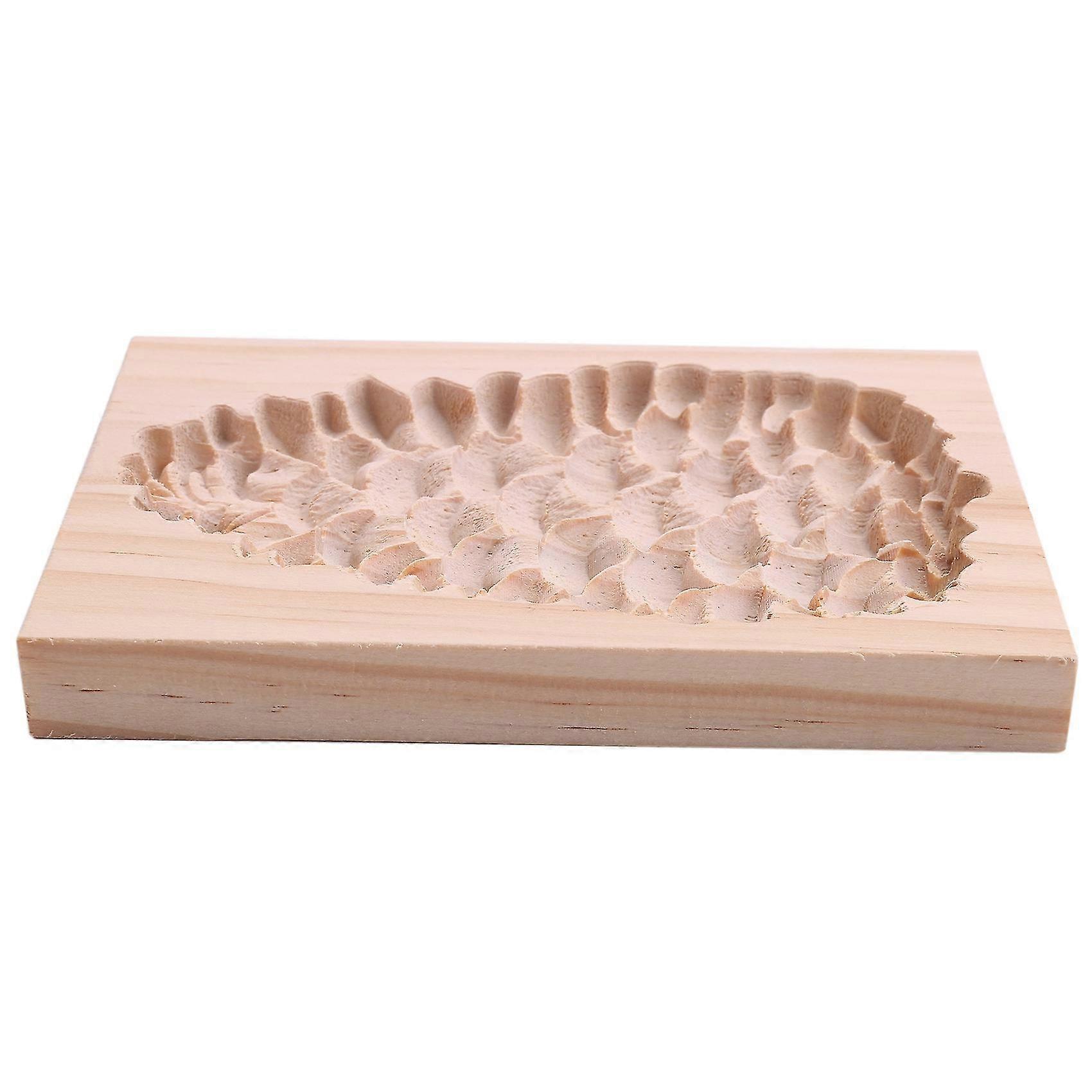Wood Cookie Cutter Embossing Mold Craft Decorating Tool -pine Cone