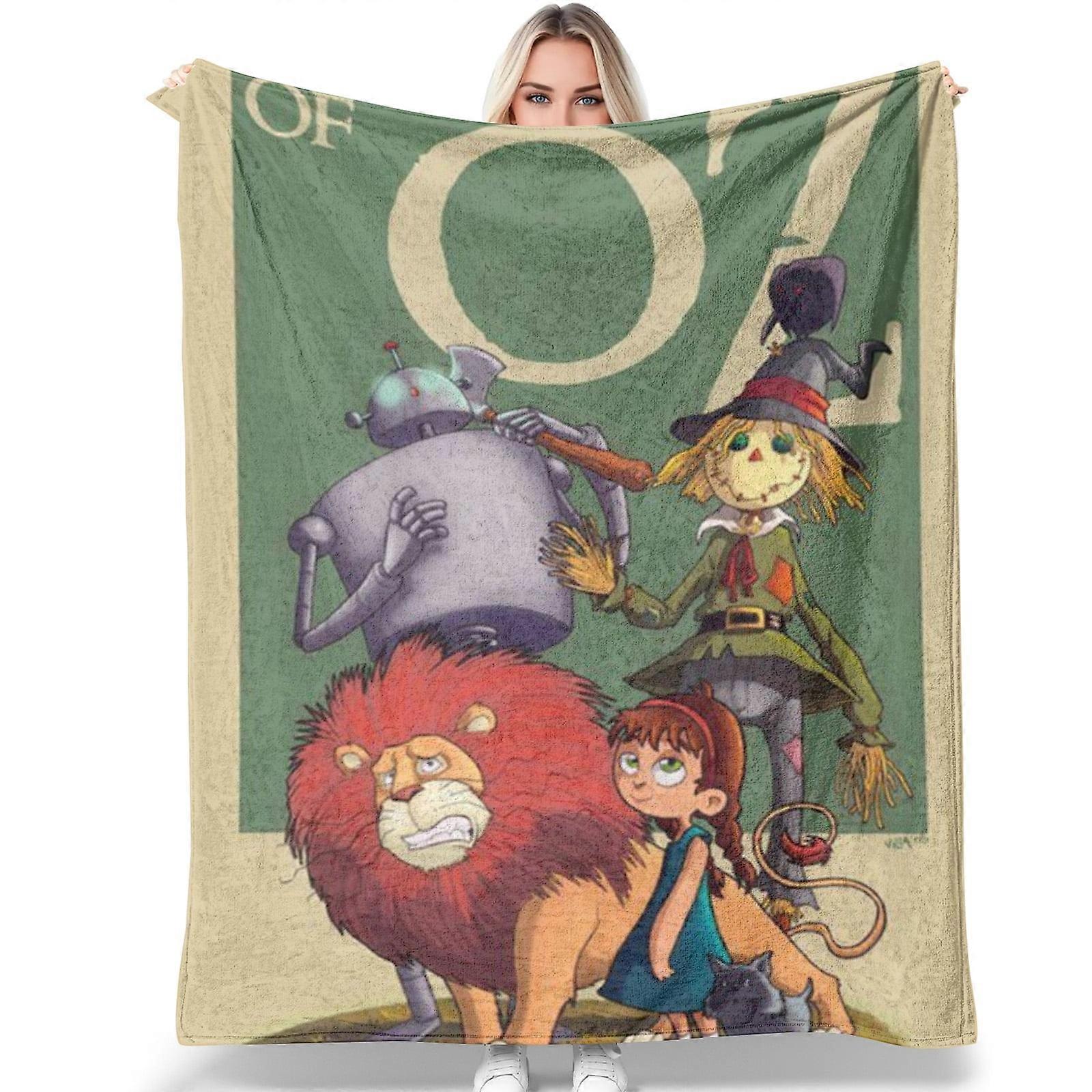 The Wizard of Oz Blanket,Throw Blankets Flannel Sleep Cozy Lightweight Ultra-Soft Micro Blankets for Sofa Travel Air Conditioning Bedding