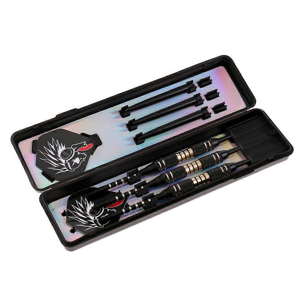 3 Stuks Messing Vaten Soft Tip Darts Elektronische Darts met Dart Case Blauw