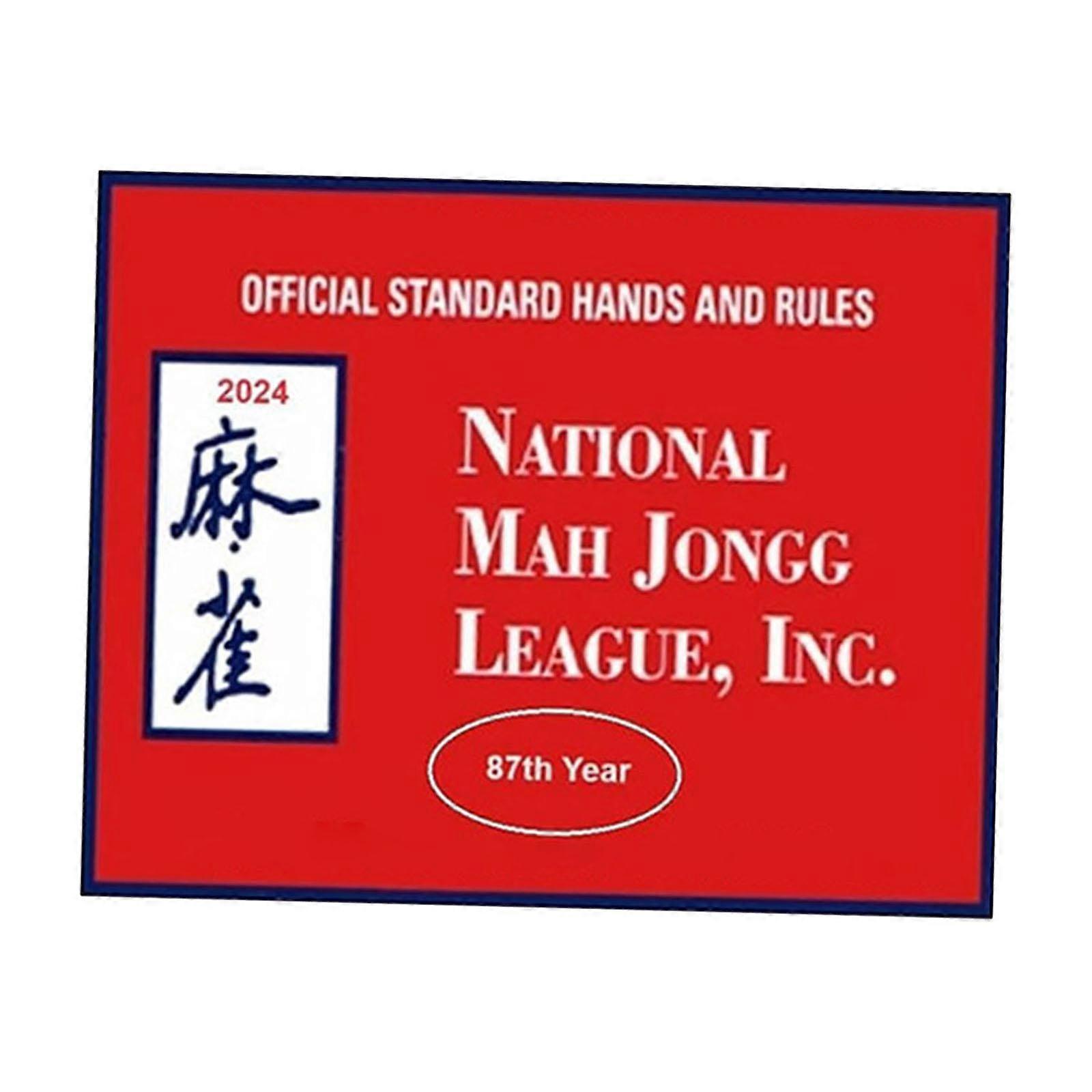 Mahjong Card Reference Work Mahjong Instructions for Players Adults Beginner