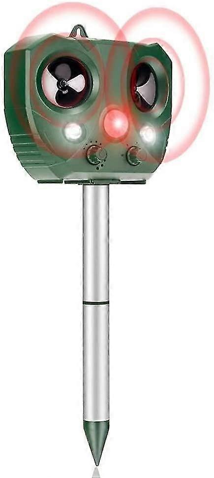 Solar Ultrasonic Bird Repeller, Waterproof Pir Sensor