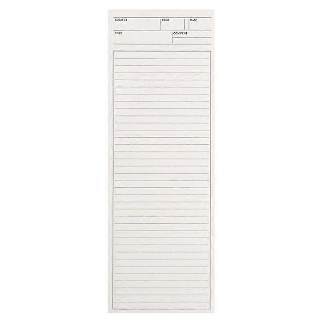 2pcs Long Non-sticky Memo Pad Simple New Notepad 50sheets Writing Note Sheets School Office Memo Pad 9x25cm