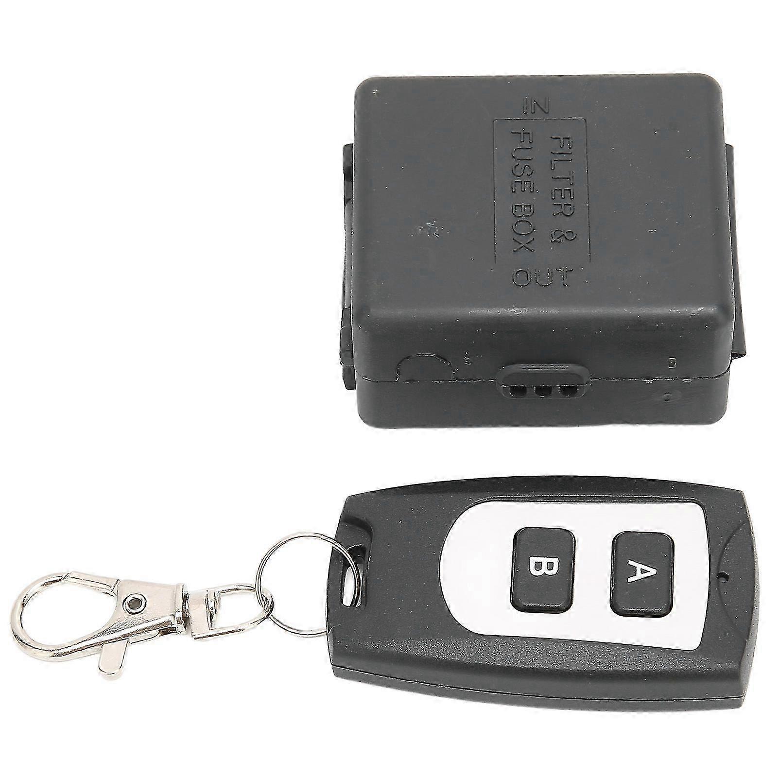 Remote Relay Switch 433MHz 1CH Wireless Learning Transmitter Receiver for Light Electric Door Window 10A 220V