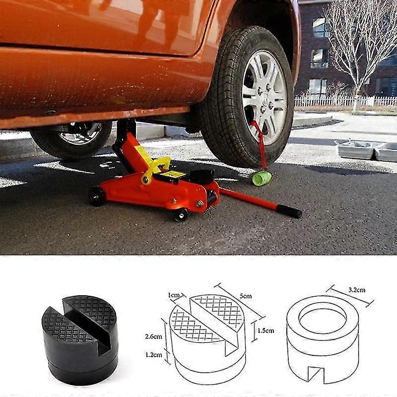 Floor Slotted Car Rubber Jack Pad Frame Protector Adapter Jacking Tool Pinch Weld Side Lifting Disk