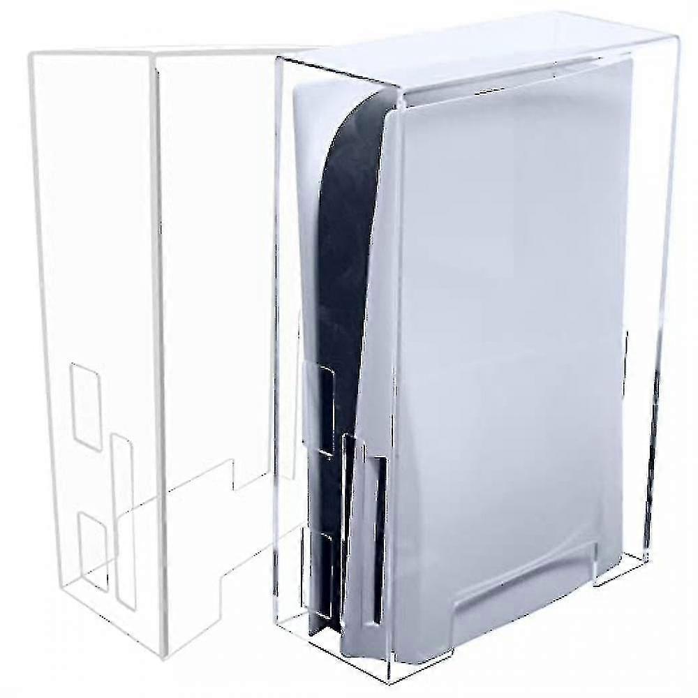 Acrylic Transparent Protective Cover For Ps5 Console, Transparent Plexiglass Dust Cover, Customized For Playstation 5 Console Cd Version Xinda_Good qu