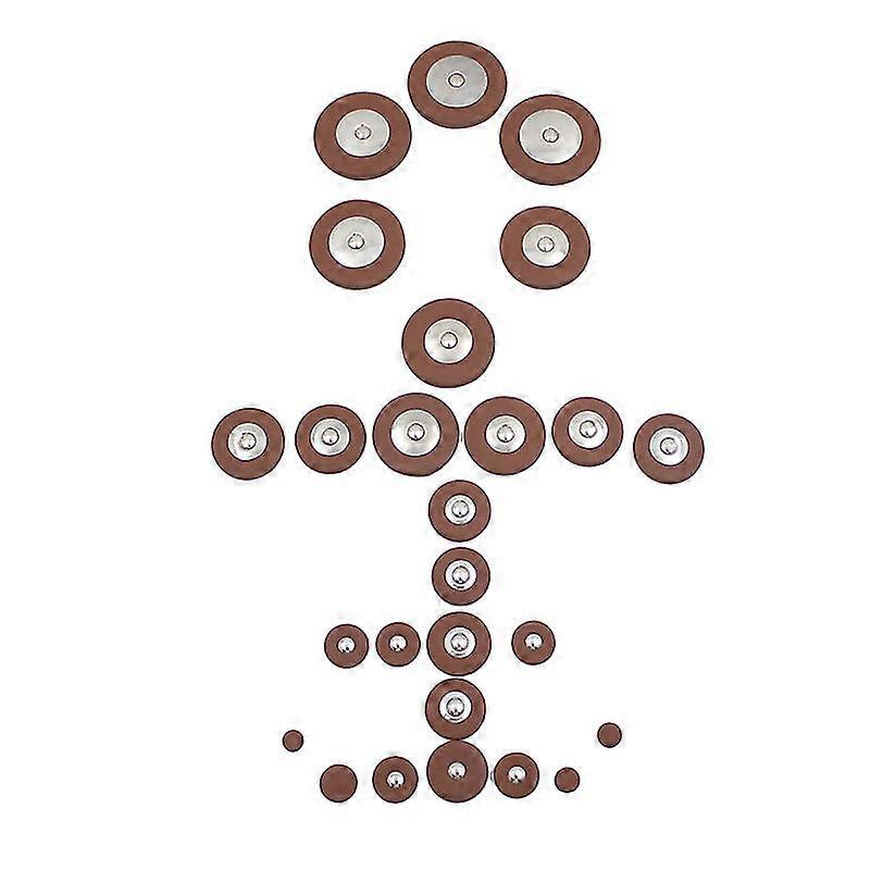 26 stykker sax skinn pads erstatning for Alto saksofon