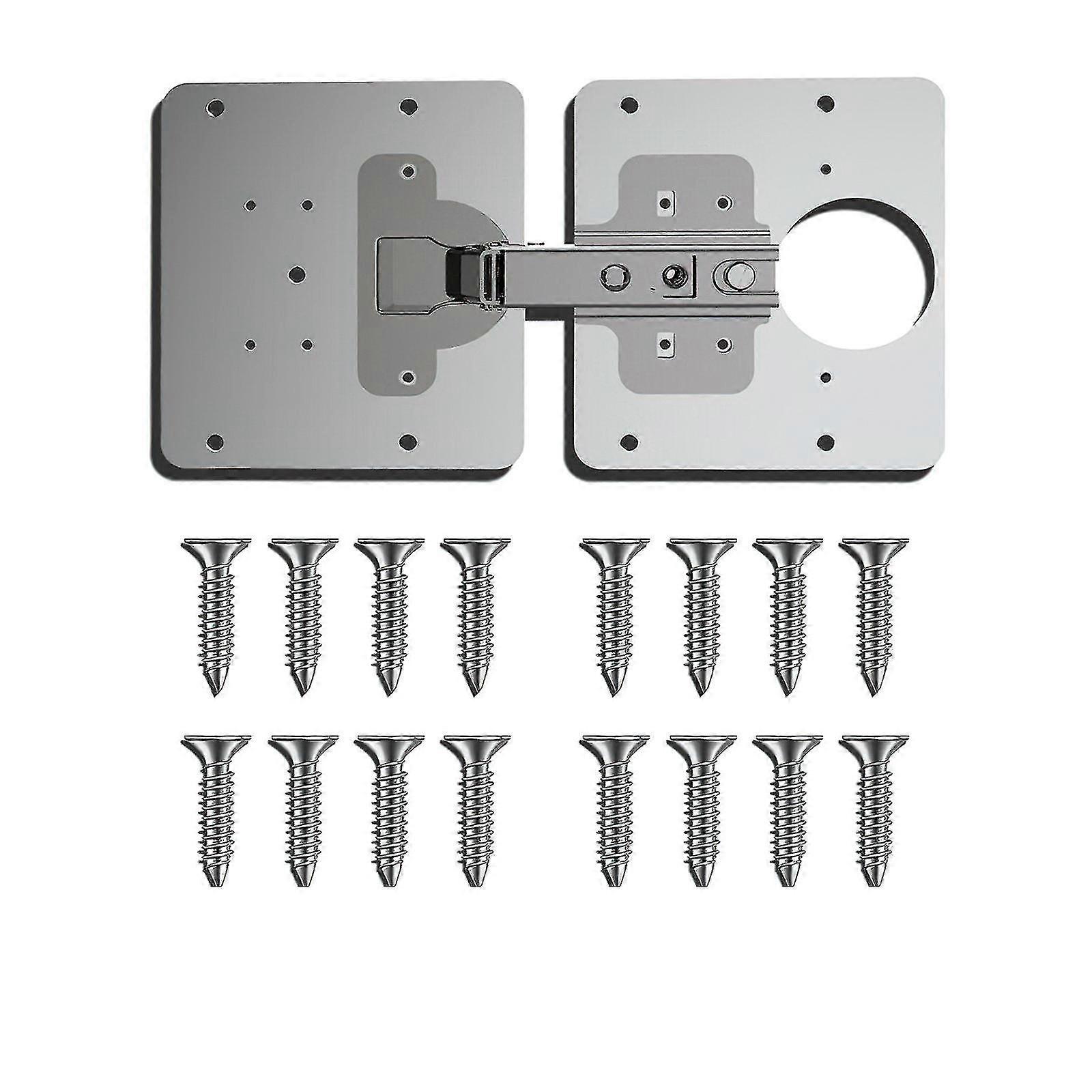 キャビネット家具の引き出しのヒンジ修理プレートのための窓ステンレス鋼板修理付属品