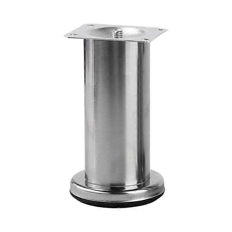 Round Sofa Legs 4 pcs Chrome 120 mm