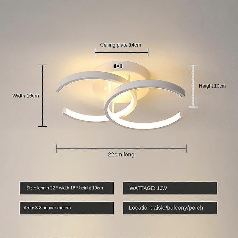 Corridor And Corridor Lighting Fixtures Modern And Minimalist Nordic Table Lamp Creative Porch Cloakroom LED Small Ceiling Light